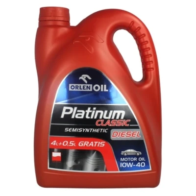 Bilde av Orlen Platinum Classic DIESEL SEMISYNTHETIC 10W 40 4l Motorolje QFS405B60 MERCEDES BENZ: E Klasse Sedan, T modell, Sedan