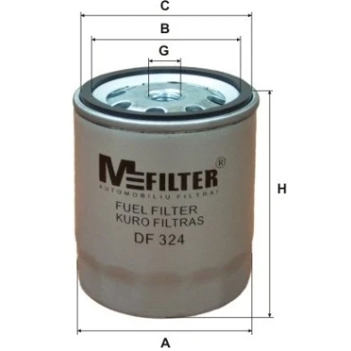 Bilde av Drivstoffilter MFILTER DF 324