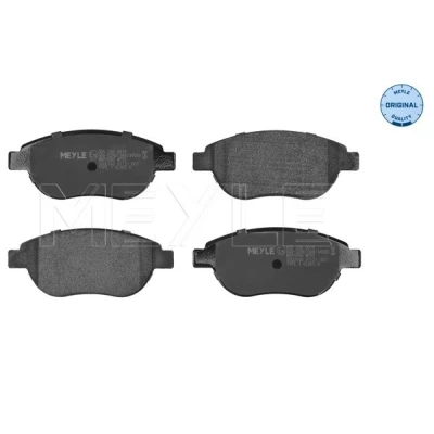 Bilde av MEYLE 025 236 0019 Bremseklosser ORIGINAL Quality framaksel ekskl. slitasjevarselkontakt med antihyle blikk PEUGEOT: 207 Hatchback, 307 Stasjonsvogn