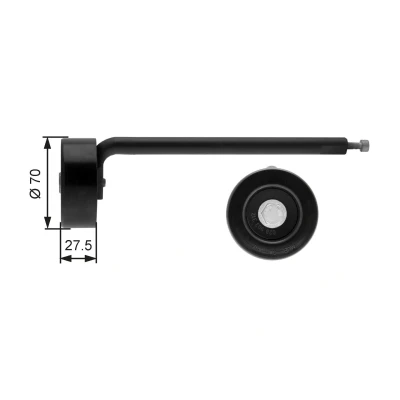 Bilde av GATES FleetRunner Micro V Kit T39088 Spennarm