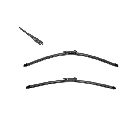 Bilde av Vindusvisker Valeo Silencio X.trm, Flat Blade Set 574340 foran Rammeløs Top Lock MERCEDES BENZ: SLK