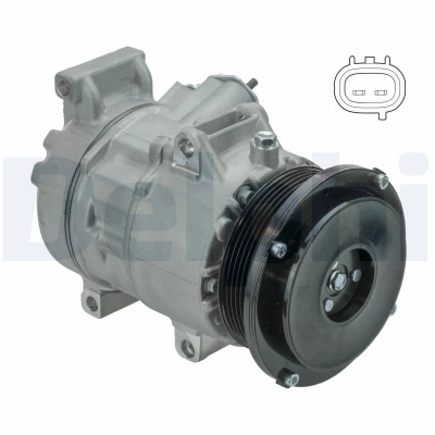 Bilde av DELPHI CS20496 Kompressor 6SE12C PAG 46 med kompressorlje TOYOTA: RAV4 III SUV