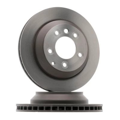 Bilde av TRW DF4487S Bremseskiver 330 28 5 130 ventilert spraylakkert høy karbon med skrue PORSCHE: Cayenne, VOLKSWAGEN: Touareg I, II, AUDI: Q7