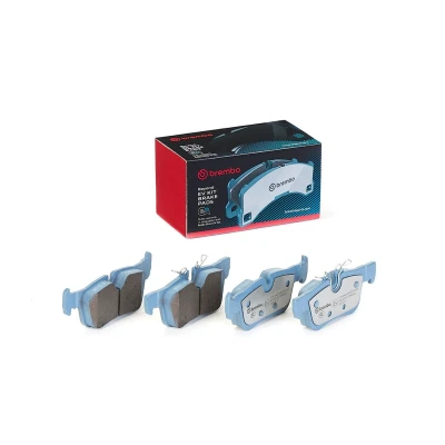 Bilde av BREMBO P 06 094E Bremseklosser klargjort for slitasjeindikator med antihyle blikk uten tilbehør BMW: 2 Active Tourer, X1, X2, MINI: Hatchback