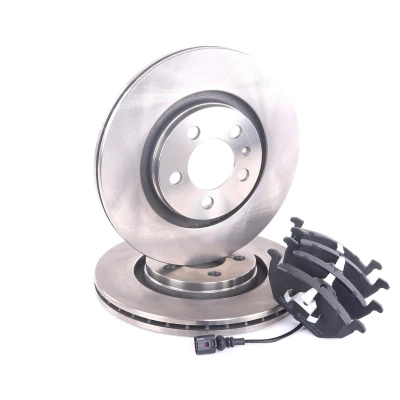 Bilde av MAPCO 47857 bremsesett, skivebremse framaksel ventilert inkl. slitasjevarselkontakt VOLKSWAGEN: New Beetle Cabrio, Golf 4 Variant
