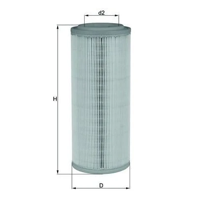 Bilde av MAHLE ORIGINAL LX 2682 Luftfilter 268,5 113,5 Filterinnsats FIAT: Doblo I Stasjonsvogn, Cargo