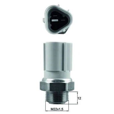 Bilde av MAHLE ORIGINAL TSW 57 Temperaturbryter, radiator ventilator M22x1.5 med tetning AUDI: A3 Hatchback, SKODA: Octavia 2 Combi
