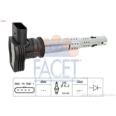 Bilde av Tennspole (coil) FACET 9.6326