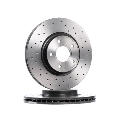 Bilde av BREMBO XTRA LINE 09.9468.1X Bremseskiver 300 25 5 perforert / ventilert belagt FORD: FOCUS 3, 3 Turnier, KUGA 1, VOLVO: C30, C70 2 Cabriolet