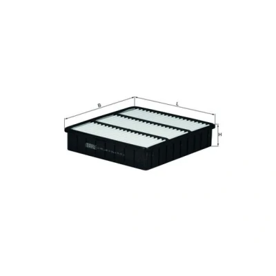 Bilde av MAHLE ORIGINAL LX 843 Luftfilter 44,5 222 200,5 Filterinnsats MITSUBISHI: Lancer Stasjonsvogn, 5 Limousine
