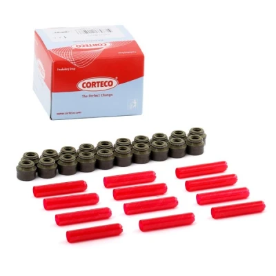 Bilde av CORTECO 19034072 Tetningssett, ventilstamme FPM (fluor kautsjuk) AUDI: A3 Hatchback, A4 B5 Avant, B6 MERCEDES BENZ: E Klasse T modell