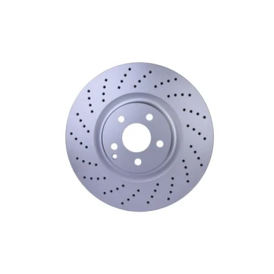 Bilde av HELLA PRO High Carbon 8DD 355 127 961 Bremseskiver 360 36 05/06 112 innvendig ventilert, hullet belagt høy karbon uten hjulfestebolt, hjulnav