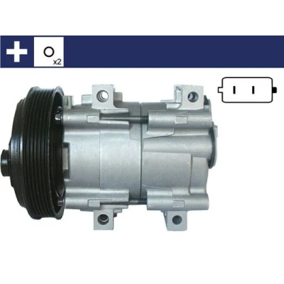 Bilde av MAHLE ORIGINAL ACP 843 000S Kompressor FS10 170 12 PAG 46 R 134a med tetningsring
