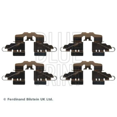 Bilde av BLUE PRINT ADBP480020 Tibehørsett, skivebremse belegg bakaksel SUZUKI: SWIFT 4, TOYOTA: Urban Cruiser, Yaris II Hatchback, iQ
