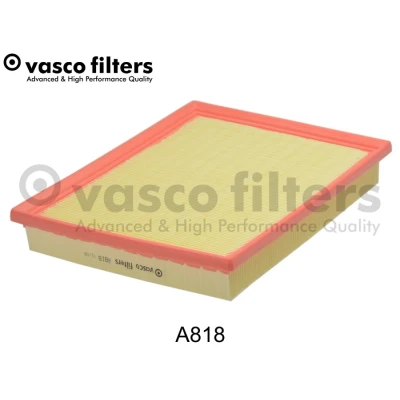 Bilde av DAVID VASCO A818 Luftfilter 42 224 294 firkantet Filterinnsats OPEL: Zafira B, Astra G Sedan, A