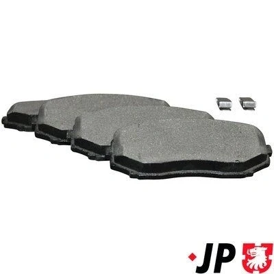 Bilde av JP GROUP 3863600810 Bremseklosser framaksel med akustisk slitasjevarsel MAZDA: CX 7