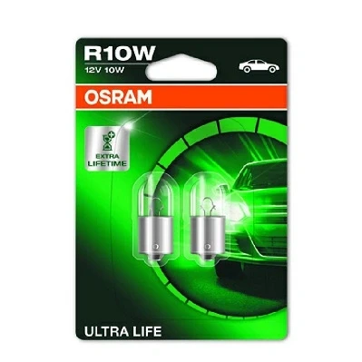 Bilde av OSRAM ULTRA LIFE 5008ULT 02B Lyspærer 12 10 R10W VOLKSWAGEN: Transporter 5, Multivan 5 (7HM, Bus, TOYOTA: Hiace 4 Kasten, Bus