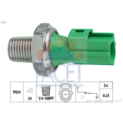 Bilde av FACET 7.0146 Oljetrykkbryter 1/4 18NPT Made in Italy OE Equivalent FORD: Focus Mk3 Varebil / Stasjonsvogn, Mk1 Sedan, FIESTA 6