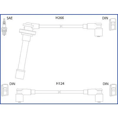 Bilde av HITACHI 134522 Pluggledninger