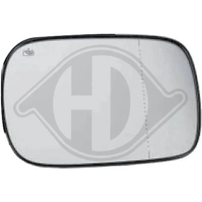 Bilde av DIEDERICHS 7685226 Speilglass høyre VOLVO: XC90 I, XC70 I Cross Country