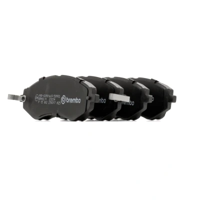 Bilde av BREMBO P 15 002 Bremseklosser med akustisk slitasjevarsel uten tilbehør CHEVROLET: Epica Sedan, Nubira Stasjonsvogn, Lacetti Sedan