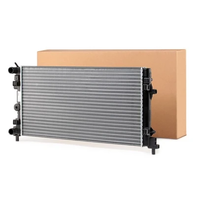 Bilde av VALEO 701522 Radiator Aluminium 340 650 23 med kjølemiddelregulator Kjøleribber satt sammen mekanisk SKODA: Fabia 2