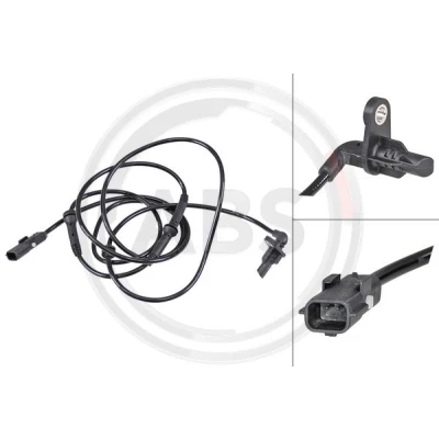 Bilde av A.B.S. 30209 ABS sensor aktiv 1985 svart