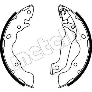 Bilde av Bremsesko sett, Bakaksel, hyundai elantra iii, sedan iv, vi, matrix, 58305 17A00, 25A10,