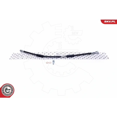 Bilde av Bremseslange, Framaksel, på begge sider, audi,seat,skoda,vw, 1J0611701C, 1J0611701D, 1J0611701E, 1J0611701G, 1J0611701M