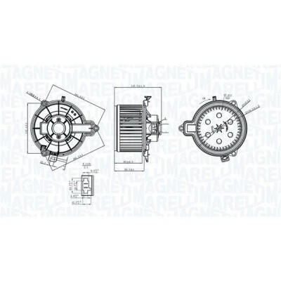 Bilde av MAGNETI MARELLI 069412733010 Interiørvifte IVECO: DAILY 4 Kasten/Kombi
