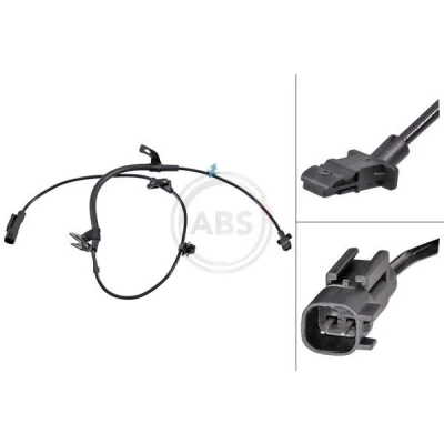 Bilde av Sensor, hjulturtall, Høyre bakaksel, citroën,mitsubishi,peugeot, 1606297780, 4670A582, MN116248