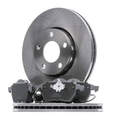 Bilde av MAPCO 47860 bremsesett, skivebremse framaksel ventilert inkl. slitasjevarselkontakt AUDI: A4 B7 Avant, B6 Sedan, Avant