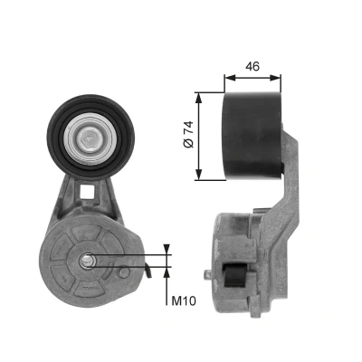 Bilde av GATES T38602 Spennarm Micro V UNIQUE FIT