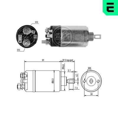 Bilde av ERA ZM724 Magnetbryter, starter