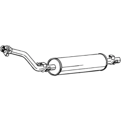Bilde av sluttlyddemper, mercedes benz /8 [w114, w115], coupé [w114], 1144900515, 1144902921, 1154900715, 1154902521