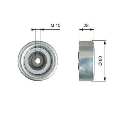 Bilde av GATES FleetRunner Micro V Kit T36778 Styrerulle
