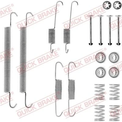 Bilde av QUICK BRAKE 105 0707 Tilbehørsett, bremsesko BMW: 5 Sedan, 3 Cabrio