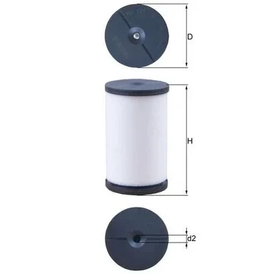 Bilde av MAHLE ORIGINAL HX 191 Automatgirfilter VOLKSWAGEN: Passat B6 Variant, Touran I, Golf 7, SKODA: Octavia 3 Combi, Superb II Stasjonsvogn