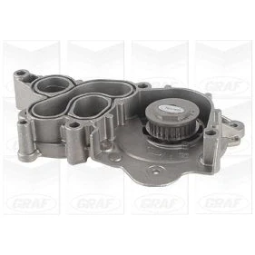 Bilde av GRAF PA1267 Vannpumpe 28 med tetning uten deksel mekanisk stålplate 43,4 for vifteremdrift AUDI: A3 Sportback, VOLKSWAGEN: Polo V Hatchback