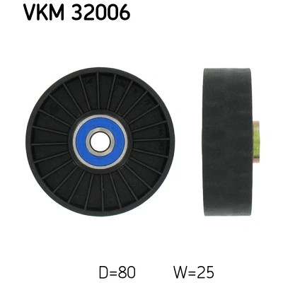 Bilde av Styrerulle, kilereim SKF VKM 32006
