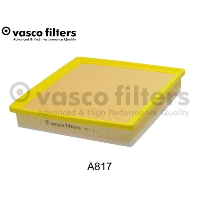 Bilde av DAVID VASCO A817 Luftfilter 58 282 297 firkantet Filterinnsats med forfilter OPEL: Vivaro A Combi, Van, Flatvogn lastebil / Chassis