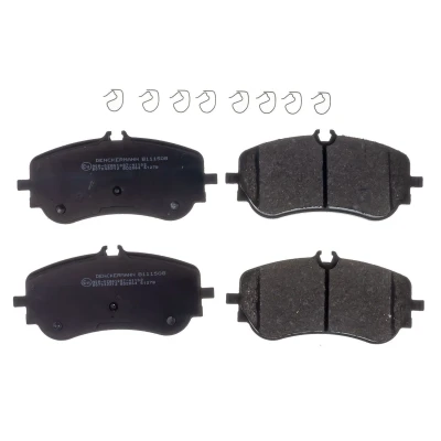 Bilde av DENCKERMANN B111508 Bremseklosser bakaksel klargjort for slitasjeindikator, ekskl. slitasjevarselkontakt VOLKSWAGEN: Amarok Pick up, Crafter Van