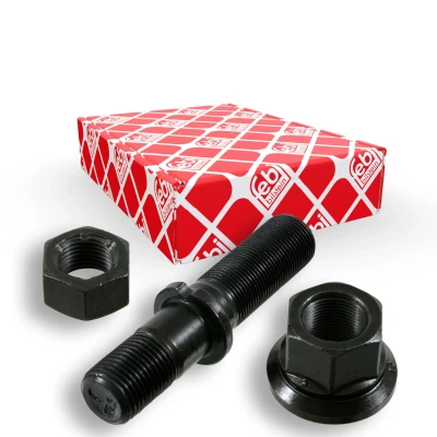 Bilde av FEBI BILSTEIN 05209 Hjulbolt M22 x 1,5, 2 112 10.9 med trykkplatemutter, kontramutter mutter fosfatert