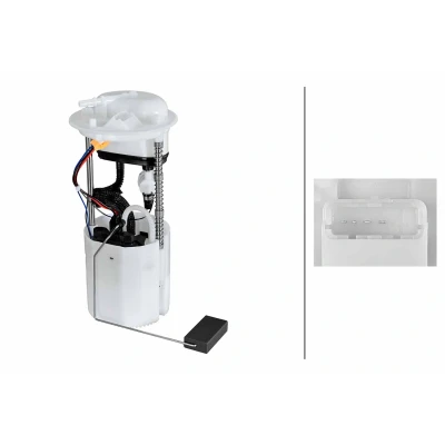 Bilde av HELLA 8TF 358 306 731 Brennstoff leveringsenhet med tetning, tankmåler elektrisk Bensin SUZUKI: SX4 I Hatchback