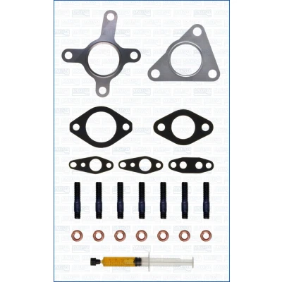 Bilde av AJUSA JTC11473 Monteringssett, lader with studs, syringe oil med tetning montageanvisning NISSAN: X Trail