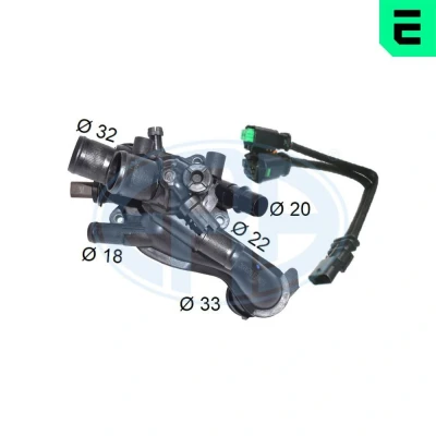 Bilde av ERA 350570A Termostat 105 med tetning sensor, kabel plast kapsling MINI: Hatchback, Clubman, PEUGEOT: 3008 I, 207 CC, 308 I Hatchback
