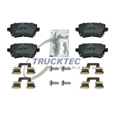 Bilde av TRUCKTEC AUTOMOTIVE 07.35.138 Bremseklosser bakaksel ekskl. slitasjevarselkontakt VOLKSWAGEN: Caddy 3, Tiguan I, Passat B6 Variant, AUDI: A6 C6 Avant