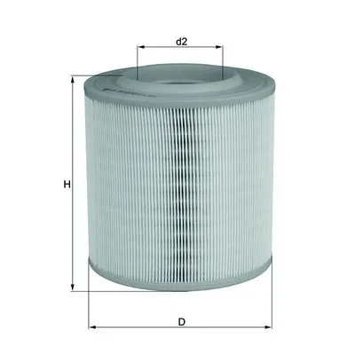 Bilde av MAHLE ORIGINAL LX 3143 Luftfilter 185,0 175,0 Filterinnsats