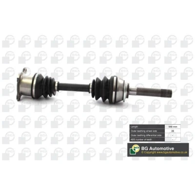 Bilde av BGA DS6100R Drivaksel framaksel høyre MITSUBISHI: L200 III Pick up, PAJERO 2