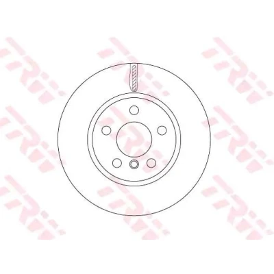 Bilde av TRW DF6757 Bremseskiver 294 22 5 112 ventilert spraylakkert BMW: 2 Active Tourer, Gran X1, MINI: Hatchback